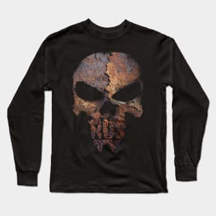 Rusty Skull Halloween Long Sleeve T-Shirt